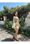Tie-Up Bohemian Crop & Shorts Set – Patterned Viscose Tulle |   Cherry Lane - 7