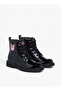 Minnie Mouse Applique Ankle Boots with Zip Closure