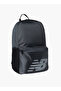 Logo Print School Backpack with Adjustable Shoulder Straps - 14x31x45 cm - 2