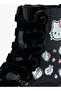 Printed Ankle Boots with Zip Closure and Pull Tabs - 4