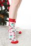 New Year's Gift Boxed Patterned White Colored Socks