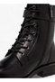Women's Panelled Lace-Up Ankle Boots - 5