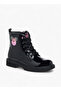 Minnie Mouse Applique Ankle Boots with Zip Closure - 2