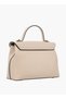 Solid Satchel Bag with Button Closure W 25 x H 18 x D 11 cm - 4