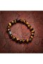 Tiger Eye Natural Stone Bracelet - 8mm - 2