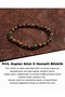 Certified Natural Pyrite, Tiger Eye & Hematite Bracelet