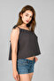 Muslin One-Shoulder Blouse - 3