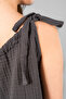 Muslin One-Shoulder Blouse - 2