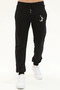 Men's Black Skinny Leg Sweatpants Cotton Combed Slim Fit Jogger - 4