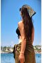 Betty Bands Sim Detailed Triangular Tie Bandana Scarf Shawl Scarf