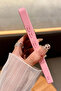 Compatible with Samsung S24 Ultra - Diamond Design, Pink Rhinestone, Sparkling Diamond Silicone Case - 4