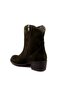 - Khaki Suede Zippered Women's Boots 105-2598-Venus - 4