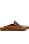 - Brown Leather Men's House Slippers 110-558-E