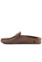 - Milky Brown Leather Women's House Slippers 109-557-X - 3