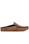 - Milky Brown Leather Men's House Slippers 110-547-X