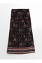Original Elastic Waist Patterned Women's Skirt - 5