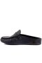 - Gray Leather Women's House Slippers 109-560-B - 3