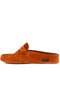 - Orange Suede Nubuck Women's House Slippers 109-560-B - 3