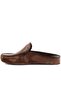 - Brown Suede, Leather Men's Casual Slippers 110-547-X - 3