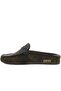 - Khaki Suede Leather Women's House Slippers 109-560-B - 3