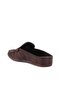 - Brown Leather Women's House Slippers 109-560-B - 4