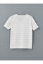 V-Neck Striped Women's T-Shirt - 7