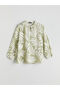 Nevavm Collar Patterned Blouse with a Difference - 5