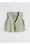 Nevavm V-Neck Textured Women's Classic Vest with a Difference - 5