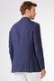 Men's Regular Fit Pointed Collar Navy Blue Jacket - 7