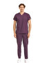 Plum Stretch Fabric Doctor and Nurse Uniform Unisex Surgical Set | Brl Scruble - 5