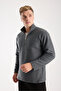 Men's Half Zipper Fleece Sweatshirt - 6