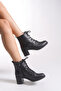 Runaphni Women's Heeled Boots 0012500 Black Skin - 4