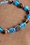 Certified Apatite - Hematite - Tiger Eye Natural Stone Bracelet - 6
