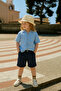 Children's Apache Collar Short Sleeve Shirt