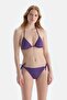 Top de bikini mic triunghi violet - 4