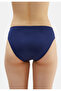 Navy Blue 2609Esmm 6 cm High Waist Bikini Bottom - 3