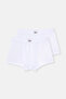 White Boy's Combed Cotton 2-Piece Boxer
