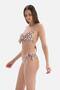 Brown - Ecru Thick Lace Bikini Bottom - 3