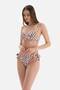 Brown - Ecru Thick Lace Bikini Bottom - 7