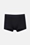 Burgundy-Black 3-Piece Patterned Cotton Boxer - 5