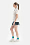 White Women's Pique Collar T-Shirt - 3