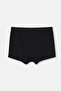Black Regular Waist Basic Modal Boxer - 2