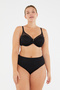 Schwarzer Lily Slip mit hoher Taille - 3