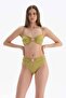 Pistachio Green Strapless Bikini Top