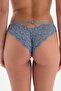 Blue Accessory Detail Lace Pack Bra - 8