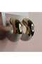 White Gold Hoop Earrings