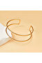 Stylish Gold Color Double Appearance Bracelet - 2