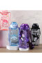 Sanrio Kuromi Character Water Bottle & Drinking Cup / Purple Color 800 ml - 4