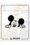 Mickey Mouse Car Sticker 17X17 cm Blue - 2
