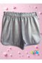 Bottom Top Summer Girls' Two-Piece Suit Heart Zero Sleeve Devore Combed Cotton Top Shiny Short Combed Cotton Shorts. - 7